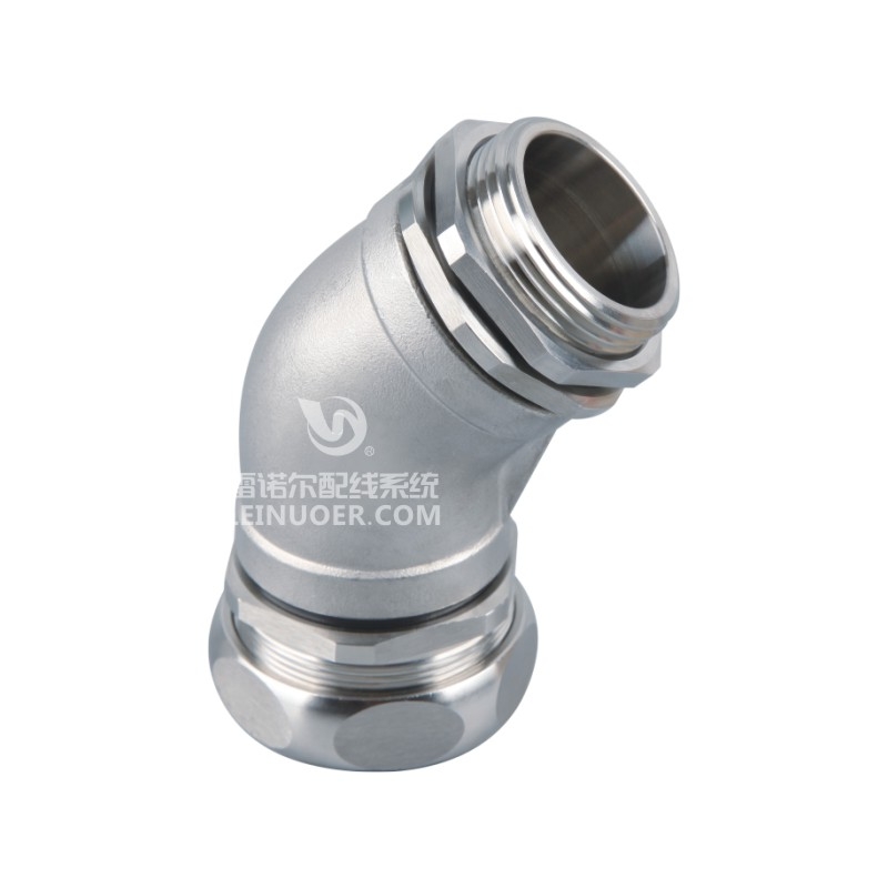 不锈钢45度接头
